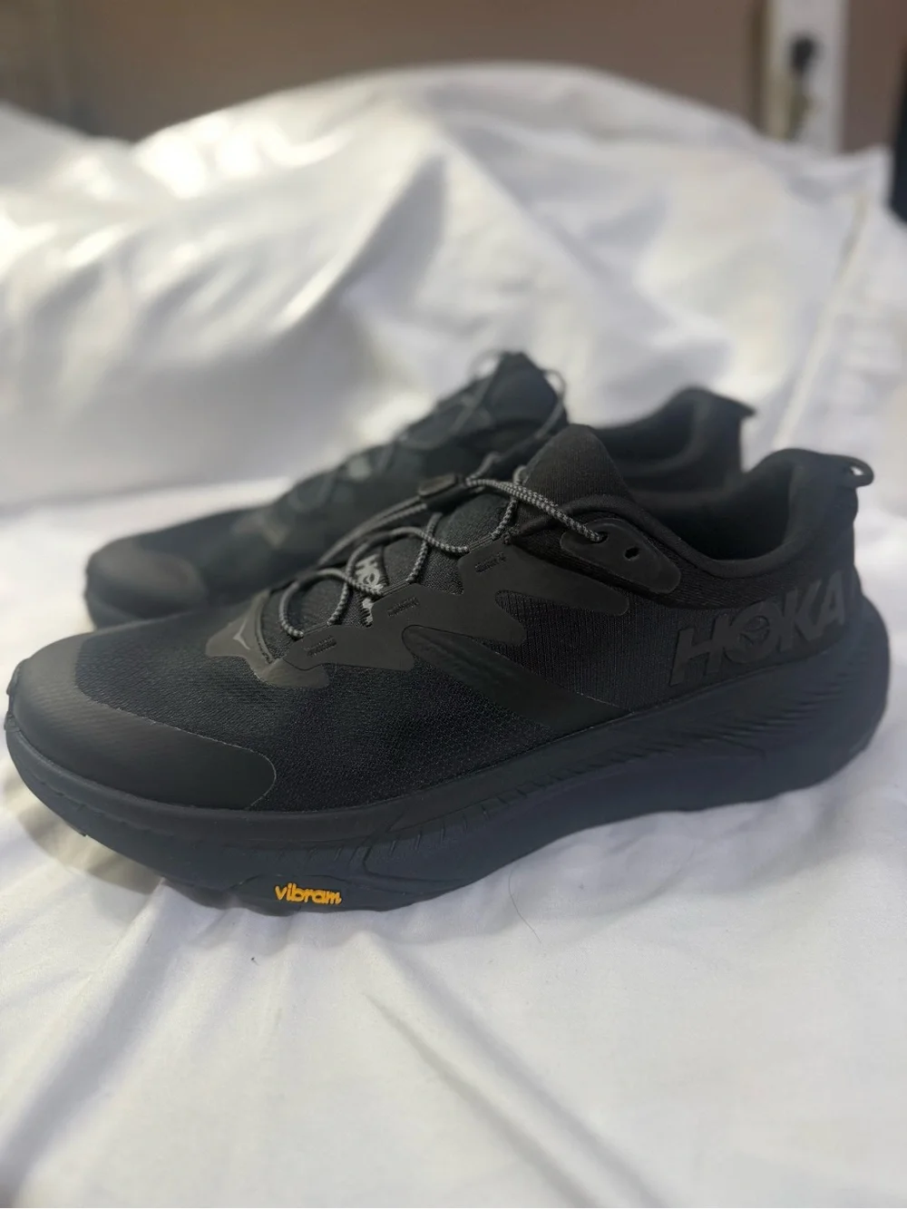Hoka One On Mens 12D Black Transport Cordura Running Shoes PerformanceSneakers